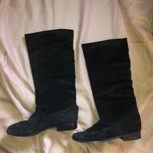 Chadwicks Suede Leather Knee High Boots
